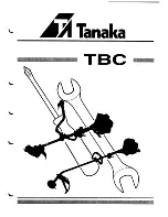 Tanaka TBC-2000 Shop Manual preview