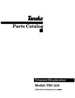 Tanaka TBC-210 Parts Catalog preview