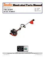Tanaka TBC-245PF Illustrated Parts Manual preview