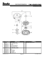 Предварительный просмотр 17 страницы Tanaka TBC-270PFD/PND Illustrated Parts Manual