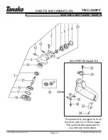 Предварительный просмотр 13 страницы Tanaka TBC-280PF Illustrated Parts Manual