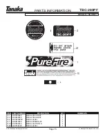 Предварительный просмотр 16 страницы Tanaka TBC-280PF Illustrated Parts Manual