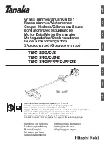 Предварительный просмотр 1 страницы Tanaka TBC-340 series Handling Instructions Manual