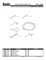 Preview for 15 page of Tanaka TBC-355B Illustrated Parts Manual