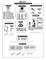 Предварительный просмотр 2 страницы Tanaka TBC-373 Parts Catalog