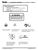 Предварительный просмотр 2 страницы Tanaka TBC-4000 Owner'S Manual