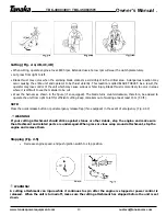 Предварительный просмотр 11 страницы Tanaka TBC-4000 Owner'S Manual