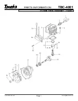 Предварительный просмотр 2 страницы Tanaka TBC-4001 Illustrated Parts Manual