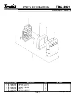 Предварительный просмотр 6 страницы Tanaka TBC-4001 Illustrated Parts Manual