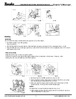 Preview for 7 page of Tanaka TBL-4600 Owner'S Manual