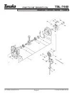 Предварительный просмотр 4 страницы Tanaka TBL-7600 Illustrated Parts Manual