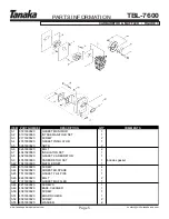 Предварительный просмотр 6 страницы Tanaka TBL-7600 Illustrated Parts Manual