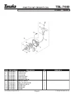 Предварительный просмотр 7 страницы Tanaka TBL-7600 Illustrated Parts Manual