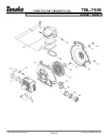 Предварительный просмотр 10 страницы Tanaka TBL-7600 Illustrated Parts Manual