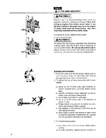 Preview for 14 page of Tanaka TBL7800/7800R Owner'S Manual