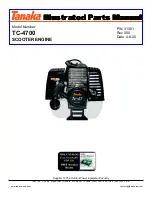 Tanaka TC-4700 Illustrated Parts Manual preview