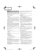 Предварительный просмотр 20 страницы Tanaka TCG 24EA2 SL Handling Instructions Manual