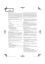 Предварительный просмотр 40 страницы Tanaka TCG 24EA2 SL Handling Instructions Manual