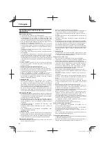 Предварительный просмотр 66 страницы Tanaka TCG 24EA2 SL Handling Instructions Manual