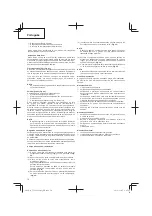 Предварительный просмотр 70 страницы Tanaka TCG 24EA2 SL Handling Instructions Manual