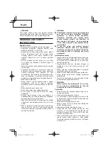 Предварительный просмотр 4 страницы Tanaka TCG 24EBDP (SL) Safety Instructions And Instruction Manual