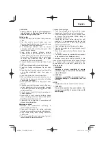 Предварительный просмотр 5 страницы Tanaka TCG 24EBDP (SL) Safety Instructions And Instruction Manual