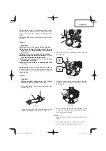 Предварительный просмотр 11 страницы Tanaka TCG 24EBDP (SL) Safety Instructions And Instruction Manual