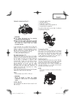 Предварительный просмотр 13 страницы Tanaka TCG 24EBDP (SL) Safety Instructions And Instruction Manual