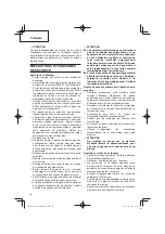 Предварительный просмотр 20 страницы Tanaka TCG 24EBDP (SL) Safety Instructions And Instruction Manual