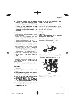 Предварительный просмотр 27 страницы Tanaka TCG 24EBDP (SL) Safety Instructions And Instruction Manual