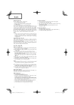 Предварительный просмотр 12 страницы Tanaka TCG 24EBS (S) Handling Instructions Manual