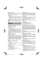 Предварительный просмотр 12 страницы Tanaka TCG 31 EBS Handling Instructions Manual