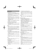 Предварительный просмотр 24 страницы Tanaka TCG 31 EBS Handling Instructions Manual