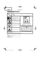 Preview for 4 page of Tanaka TCH 22EPAP Handling Instructions Manual