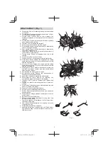 Preview for 3 page of Tanaka TCM 75EBP Handling Instructions Manual