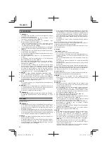 Preview for 20 page of Tanaka TCS 33EB Handling Instructions Manual