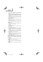 Preview for 48 page of Tanaka TCS 33EB Handling Instructions Manual