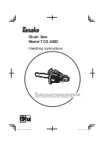 Preview for 1 page of Tanaka TCS 33ED Handling Instructions Manual