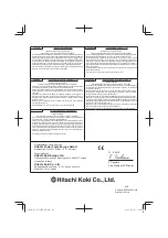 Preview for 116 page of Tanaka TCS 33EDT Handling Instructions Manual