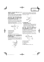 Preview for 35 page of Tanaka TCS 33EDTP Instruction Manual