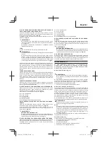 Preview for 21 page of Tanaka TCS 40EA Handling Instructions Manual