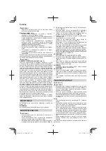 Preview for 106 page of Tanaka TCS 51EAP Handling Instructions Manual