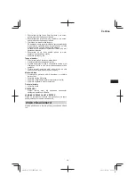 Preview for 111 page of Tanaka TCS 51EAP Handling Instructions Manual