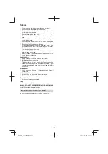 Preview for 120 page of Tanaka TCS 51EAP Handling Instructions Manual