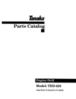 Tanaka TED-232 Parts Catalog предпросмотр