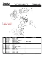 Preview for 5 page of Tanaka TED-262DH Illustrated Parts Manual