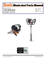 Tanaka TED-262L Illustrated Parts Manual preview