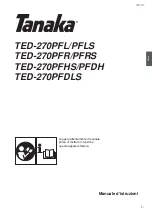 Preview for 30 page of Tanaka TED-270PFL, TED-270PFLS, TED-270PFR, TED-270PFRS, TED-270PFHS, TED-270PFDH,... Owner'S Manual