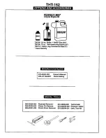 Предварительный просмотр 2 страницы Tanaka THT-162 Parts Catalog