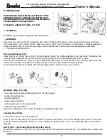 Preview for 9 page of Tanaka THT-210 Owner'S Manual